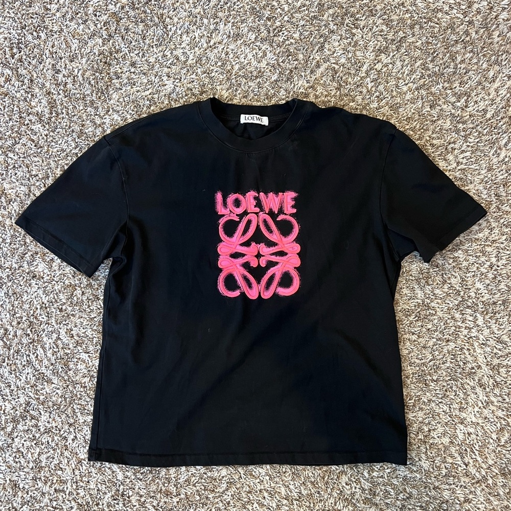 Loewe Unisex Black T-Shirt – Size Large